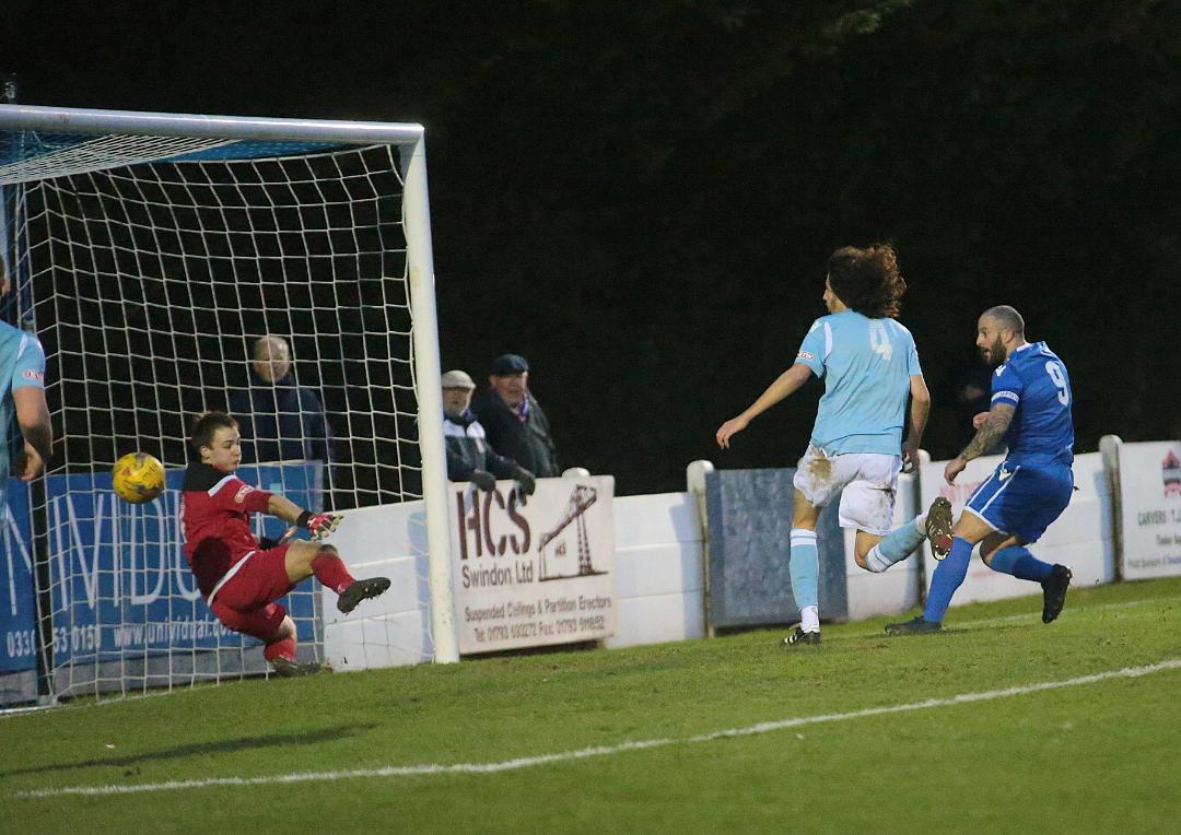 Stuart Fleetwood scores our third goal