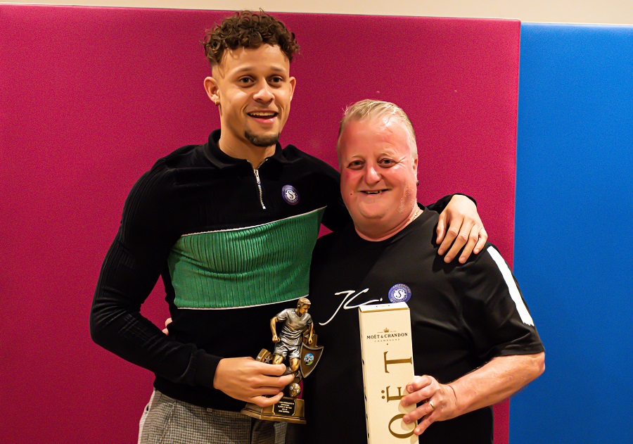 Ryan Campbell was awarded the Supporters Player of the Season presented by Steve Gunnett