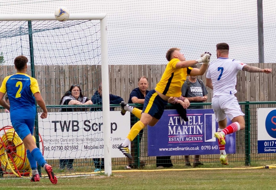 Zack scores the second of his two early goals