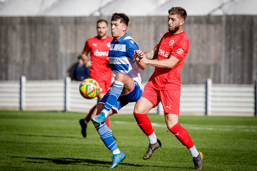 Henry Spalding set up Harry Williams for a chance from a corner