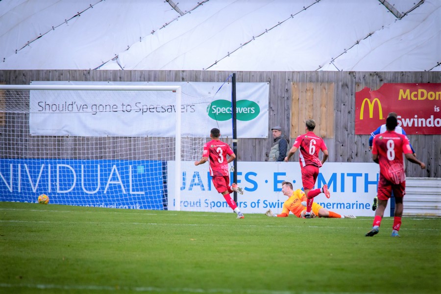 Harry Williams opens the scoring with an early goal the last time we met