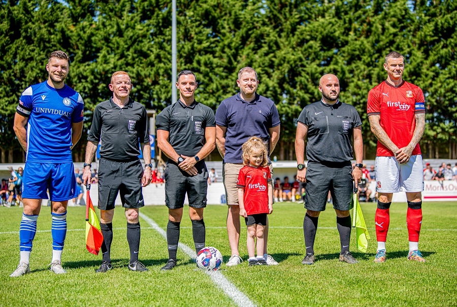 Prematch with Match Sponsors Kevin Stevens of The Marketing Connection