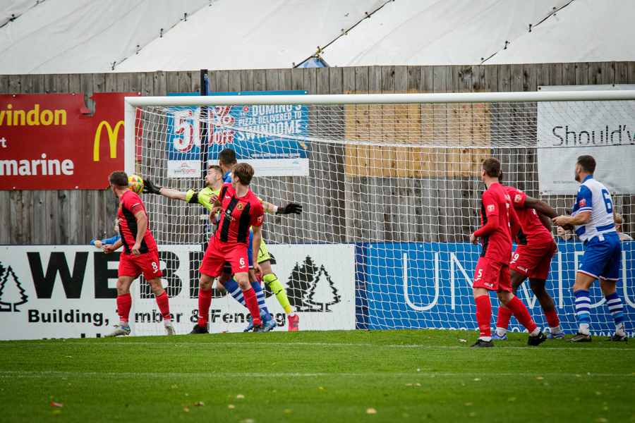 Harry Williams header brilliantly saved by Jordi Miret