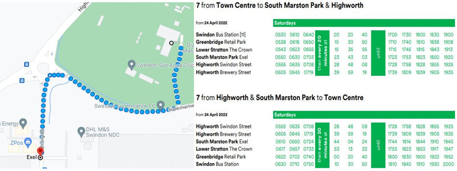 No7 Bus Time Table