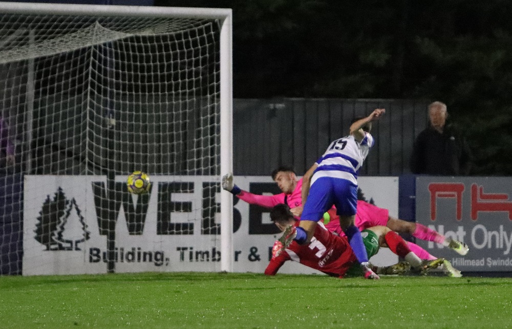 Gabe Reivers scored his goal late in the game