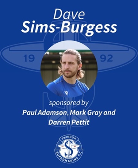 Dave Sims-Burgess Sponsor’s
