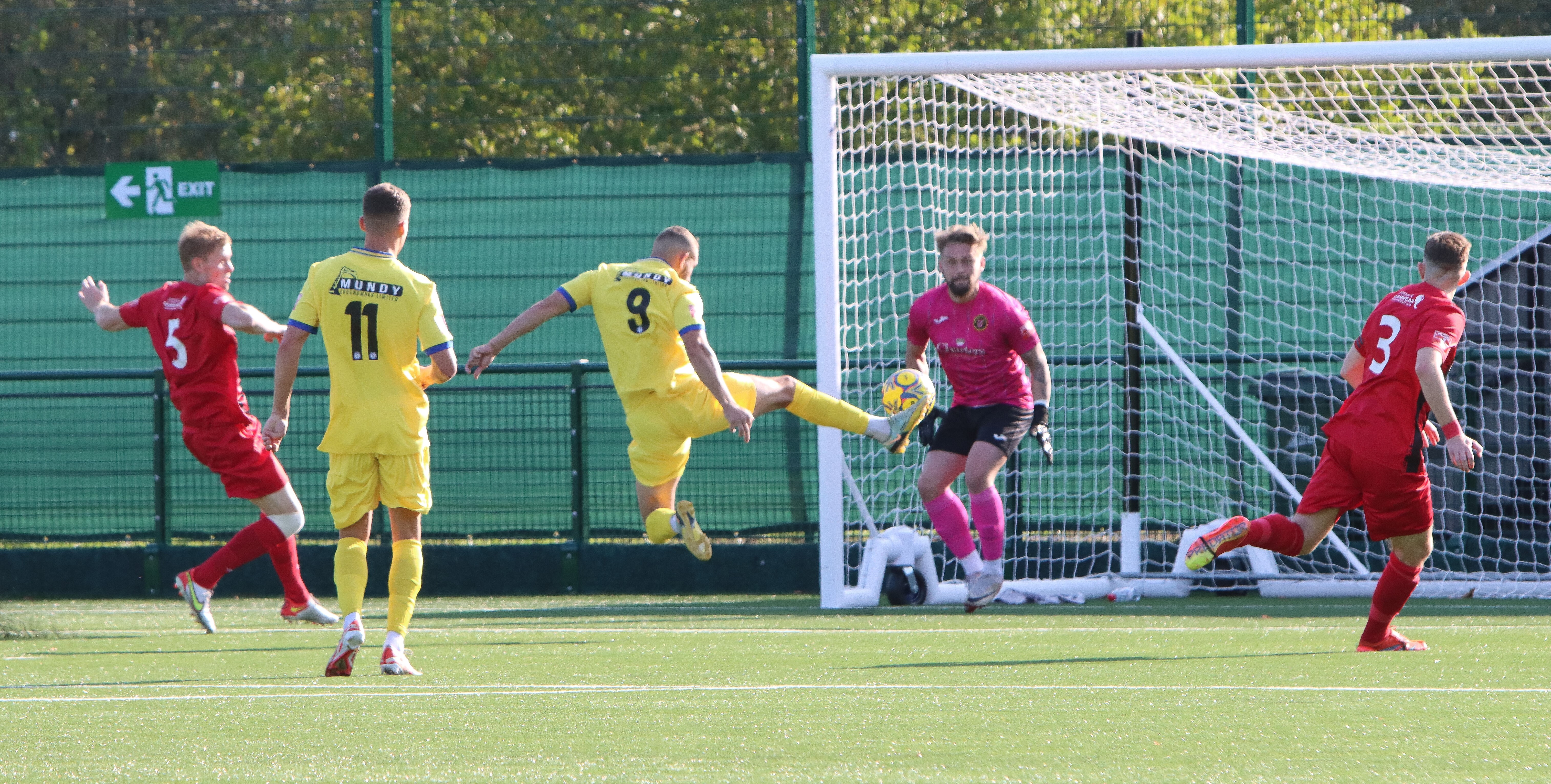 Harry Williams scored Marine’s first goal