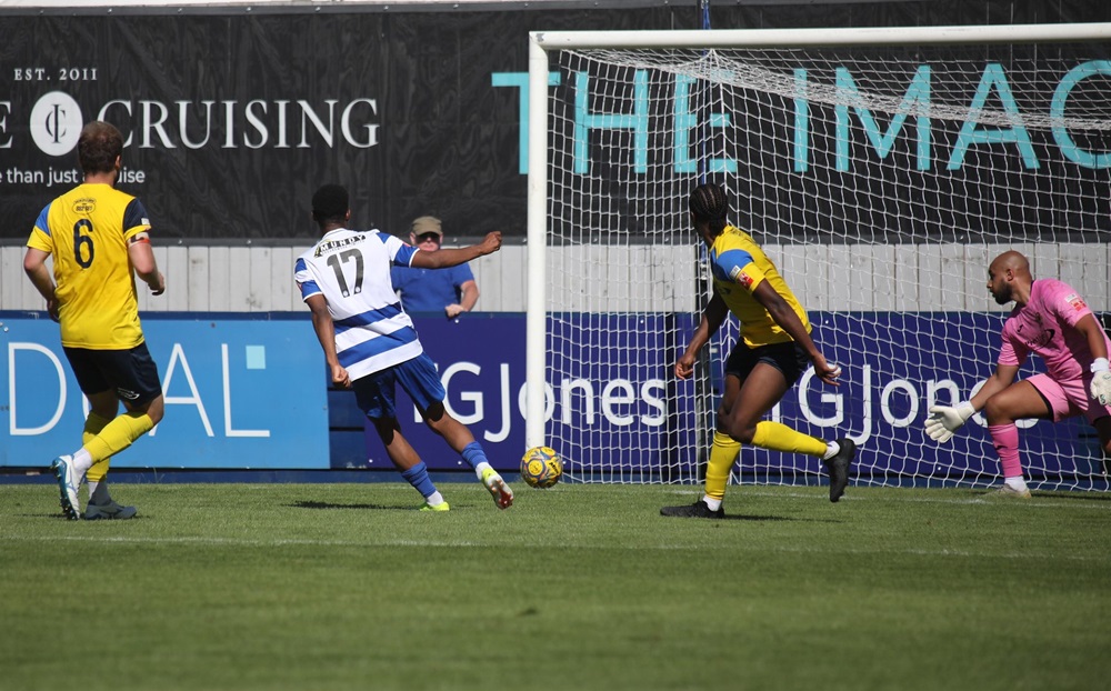 Sal Abubakar scores the opening goal