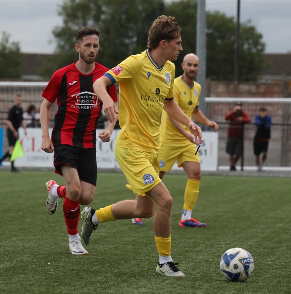 Josh Grant had a good game at the heart of the defence