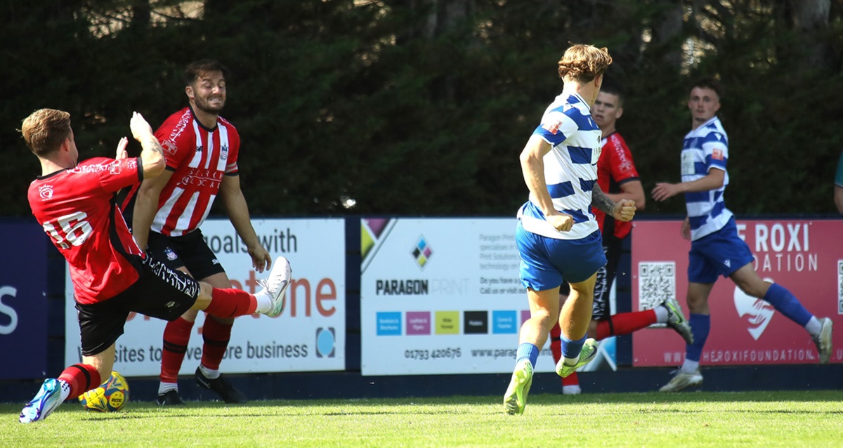 Frankie Monks scores
