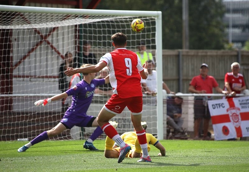 Owen James had an opportunity to score a second shortly after scoring but blasted over