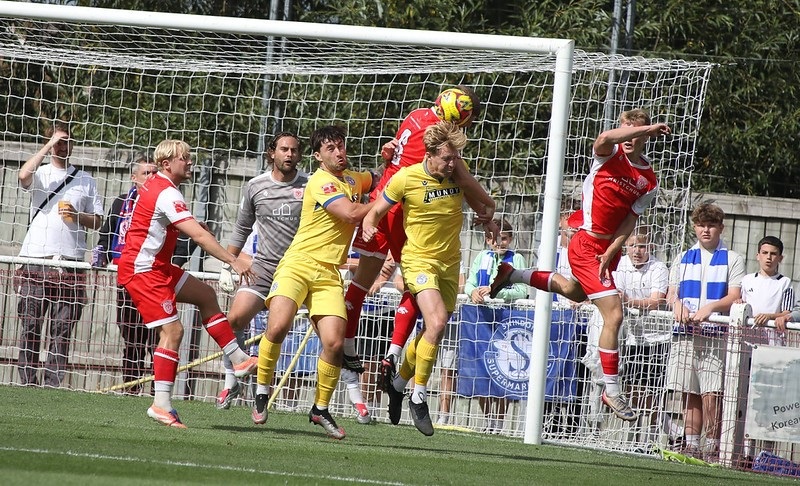 A goalmouth challenge from a corner led to Brad Hooper’s equalising goal
