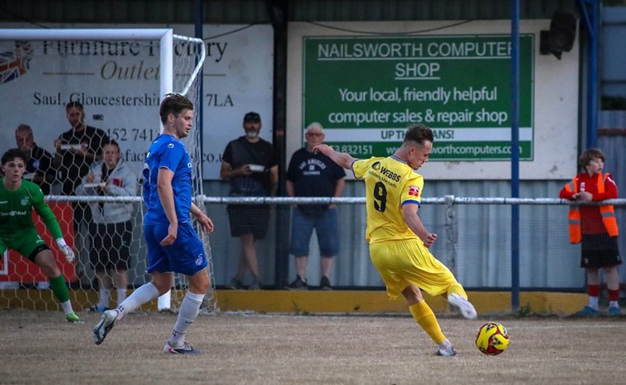 Dan warre gets a shot on target