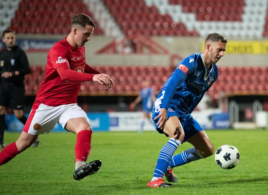 Harry Williams scored Marine’s third goal