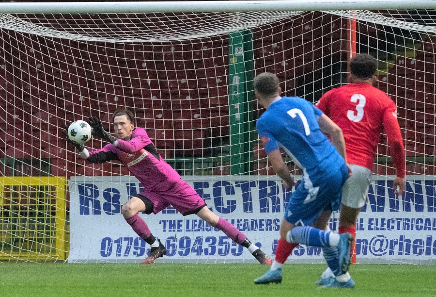 Henry Spalding opened the scoring for Marine