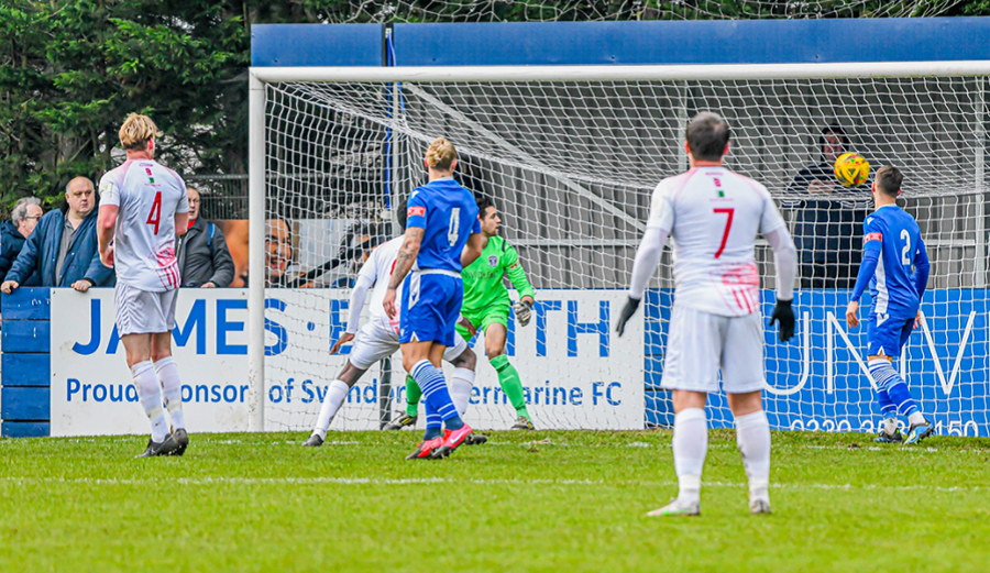 Hassan Jalloh fires home for Hayes’ first goal