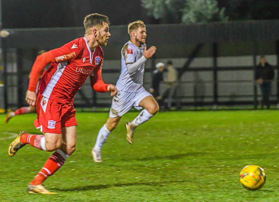 Zack Kotwica breaks away towards the end of the game