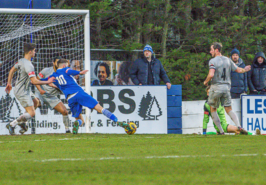 Harry Williams grabs Marine’s fourth goal