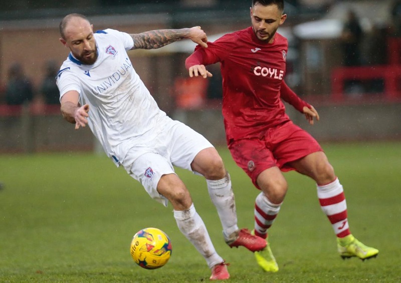 Brad Gray in action against Beaconsfield