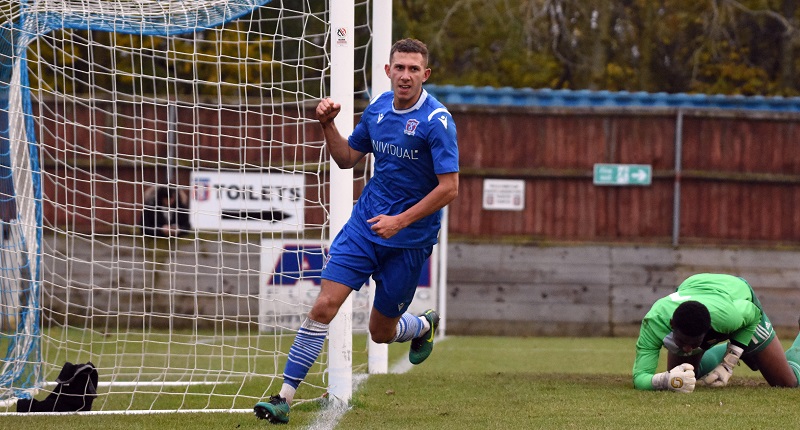 Harry Williams scores the opening goal