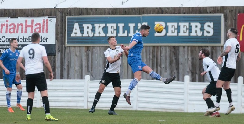 Mat Liddiard heads home our second goal