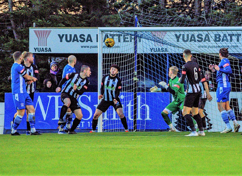 Jamie Edge heads home an early second half goal