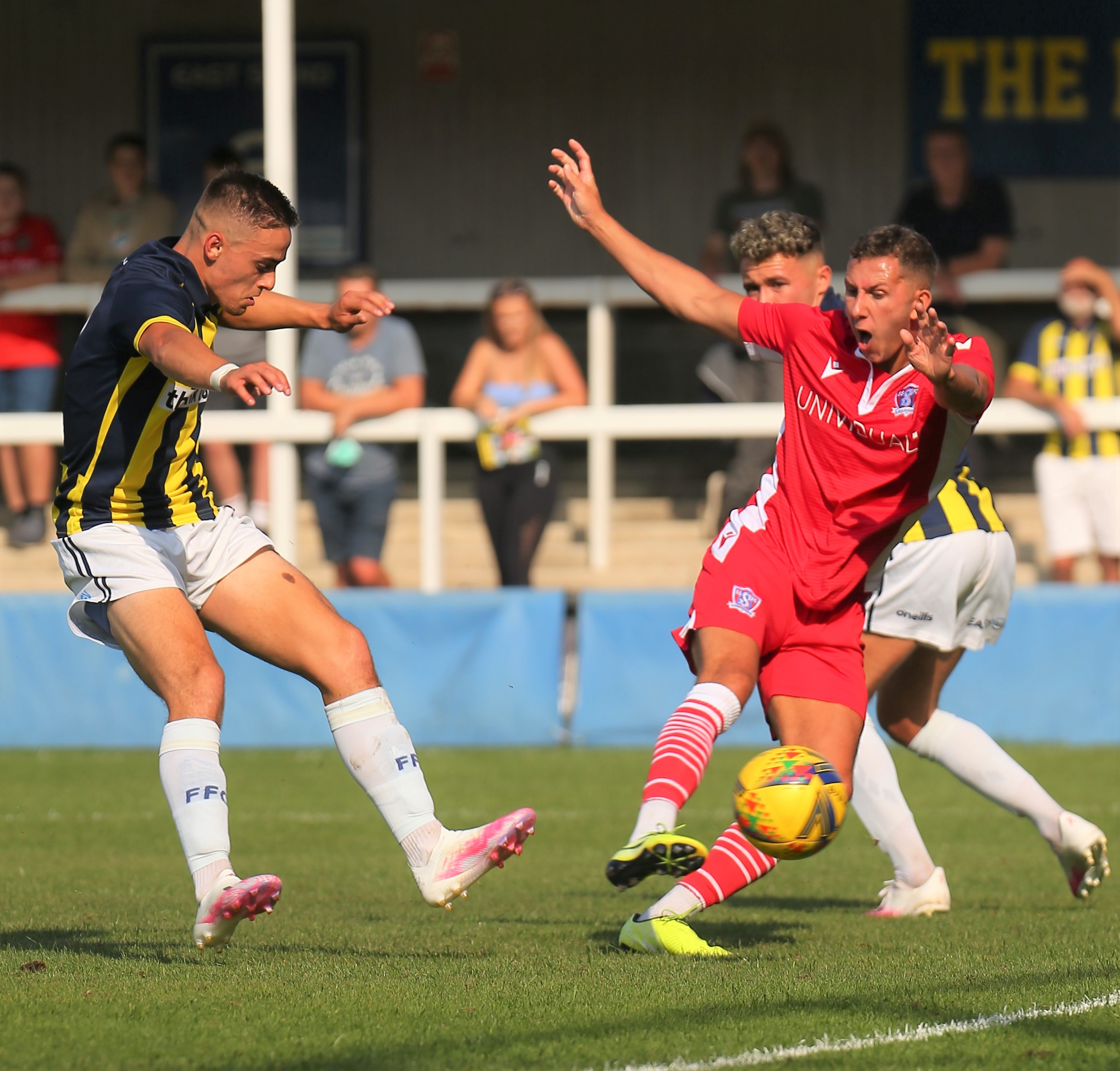 Harry creates room to score our opening goal