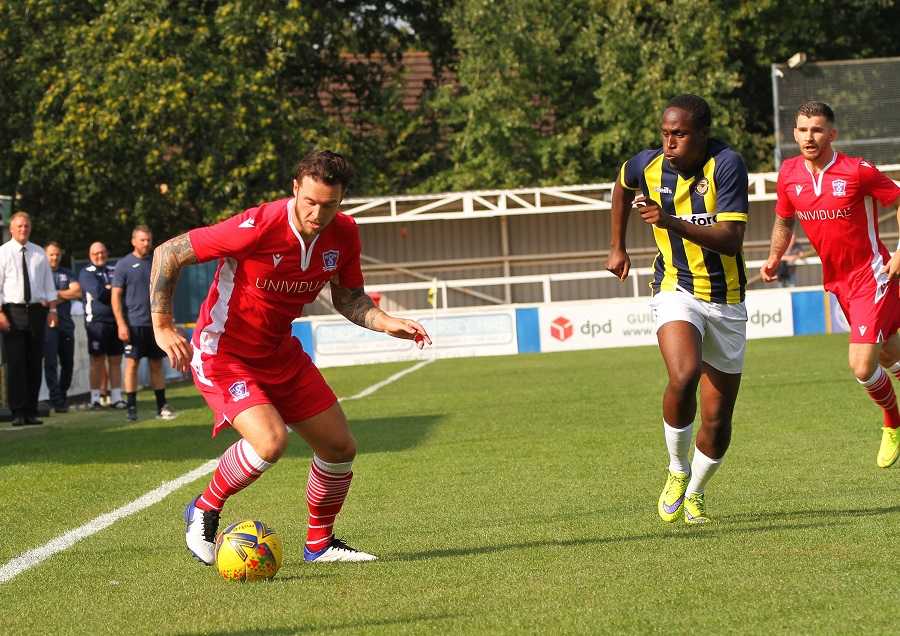 Debutant Pierce Mitchell on the ball