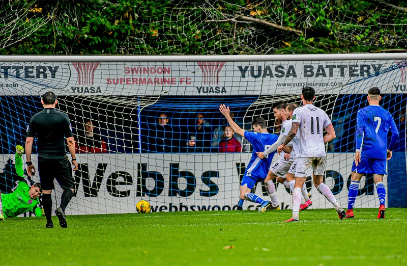 Hamon’s finger tip save stops Jake Lee tapping the ball in