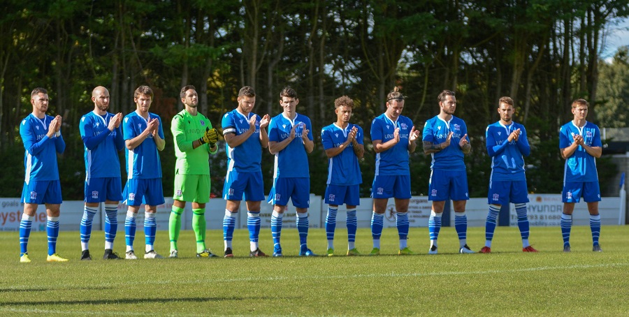 Minutes applause for Dave Lewis RIP 