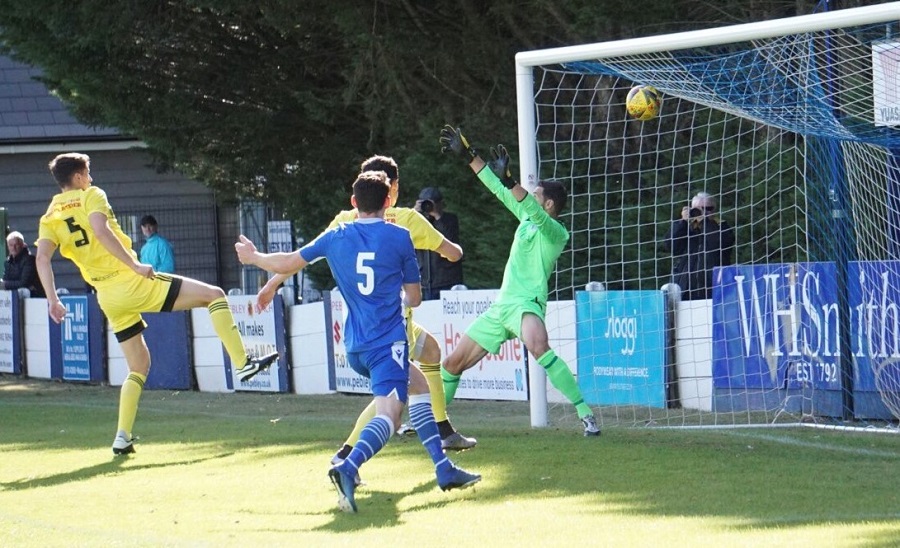 Michael Peck equalises for Tiverton