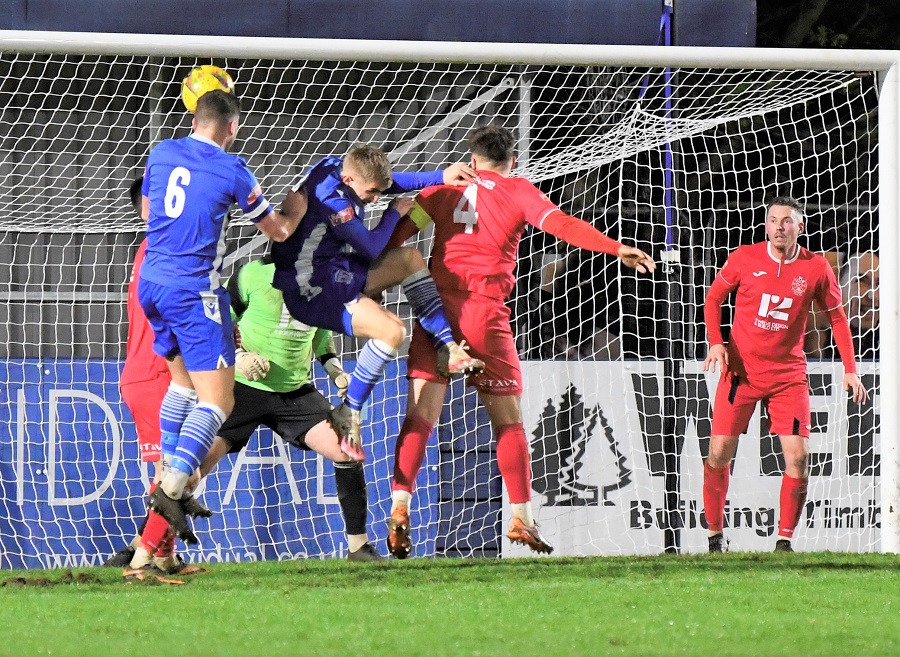 Mat Liddiard heads home our third goal