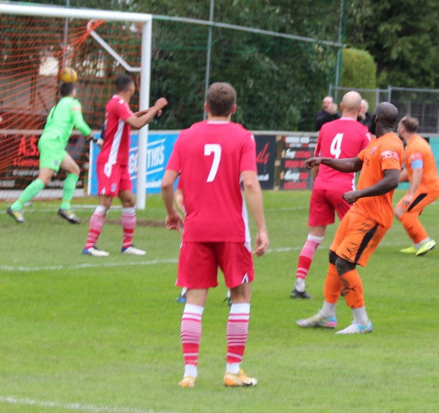 Hartley’s Kingsley Eshun scores the only goal