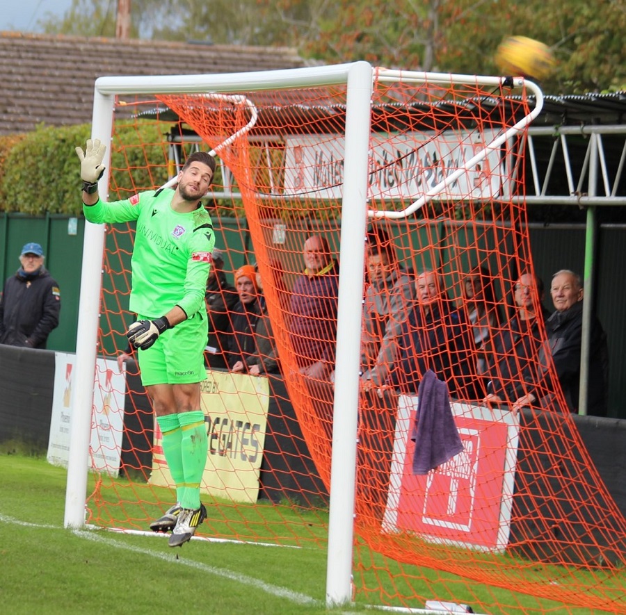 Martin Horsell watches an early effort go over the bar