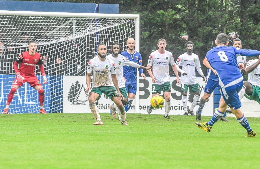 Brad Hooper lets fly with a brilliant equalising goal