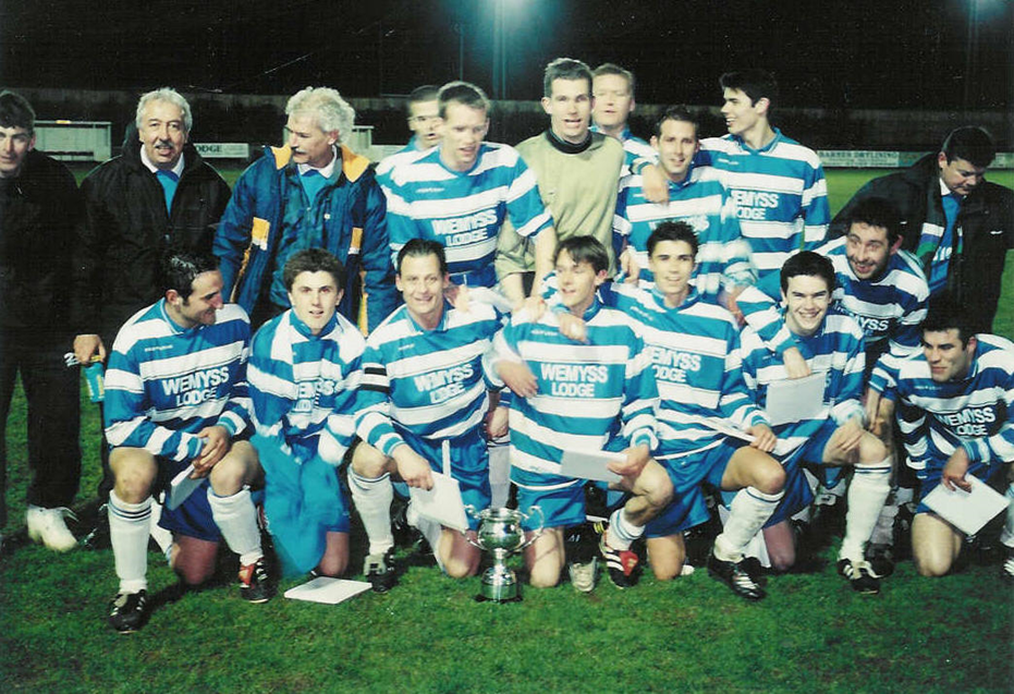 Hellenic League Floodlit Cup Winners Team Photo 1999/00