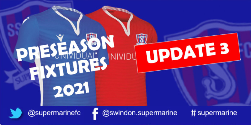 Preseason Fixtures 2021 Update 3