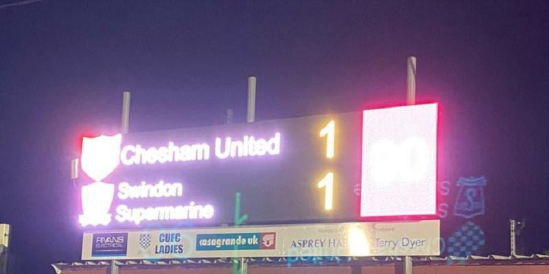 Chesham United 1 Marine 1