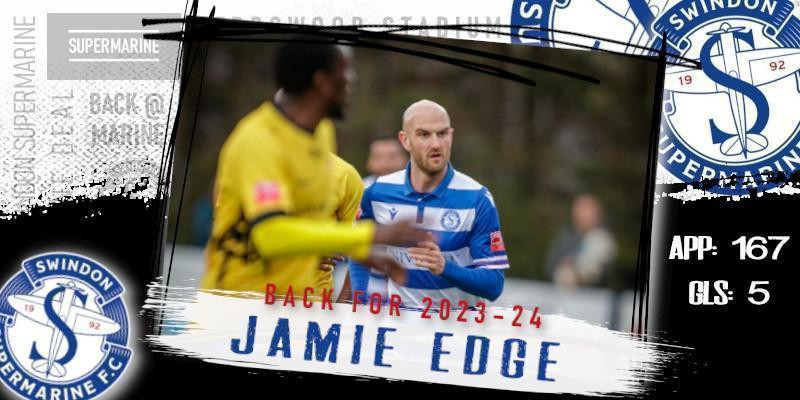 Jamie Edge's back for 2023/24