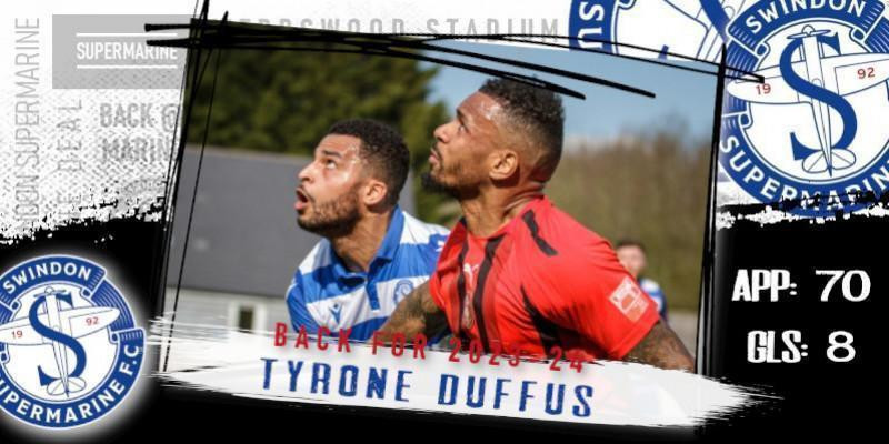 Tyrone Duffus is back for 2023/24