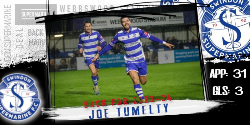 Joe Tumelty's back for 2023/24