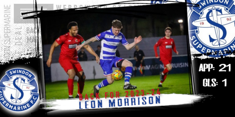 Leon Morrison's back for 2023/24