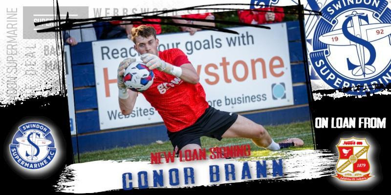 Town keeper Conor Brann signs for Supermarine